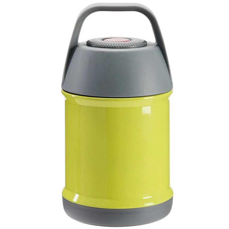 LBER нержавеющая сталь Изолированная еда суп тушеный горшок портативный