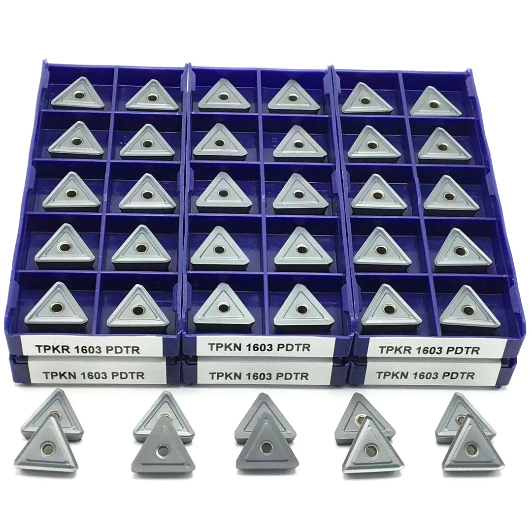 10PCS TPKR1603 TPKN1603 PDTR LT30 High quality carbide PVD coated CNC turning tool TPKR 1603 stainless steel processing TPKN 160 |