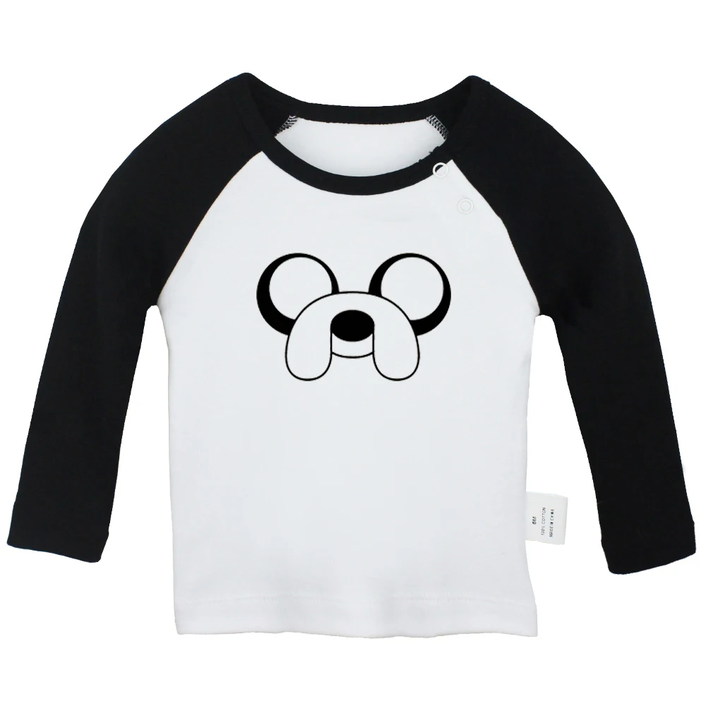 ADVENTURE TIME Finn Jake Beemo, дизайнерские футболки для новорожденных мальчиков и девочек, футболки с длинными рукавами и графическим принтом для малышей - Цвет: JcBabyYCB197C