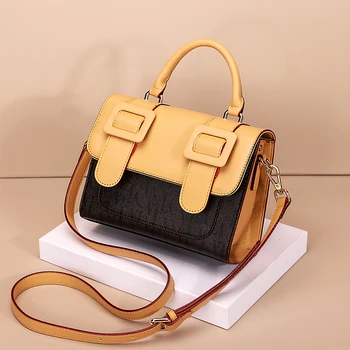 

2019 New Hot Luxury Solid Handbag Women's Bag High Quality Designer Shoulder Crossbody High quality PU Leather Bags