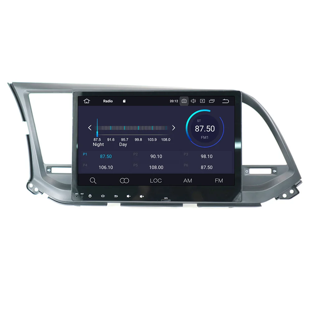 Android 9 с ips DSP экраном для hyundai Elantra автомобильный радиоприемник с навигацией GPS мультимедиа головное устройство плеер DVD