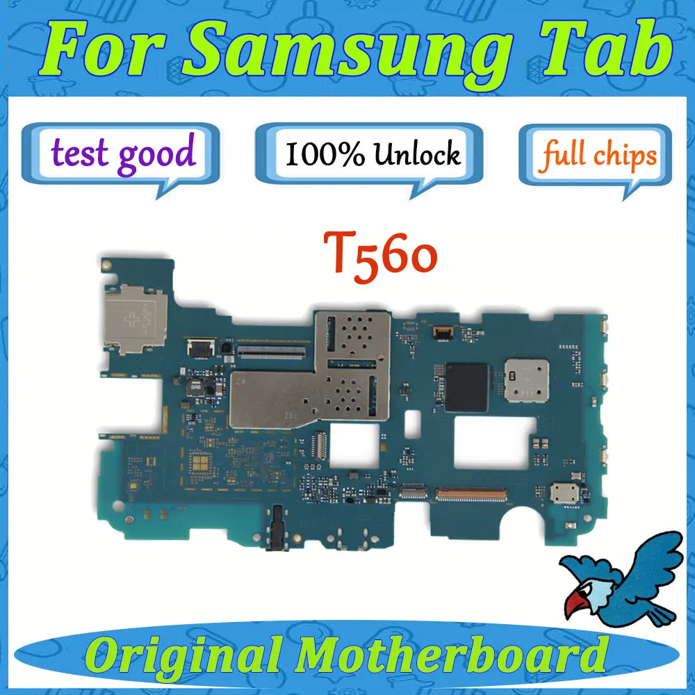Для samsung Galaxy Tab E 9,6 T560 разблокировка материнская плата с ОС Android полные чипы материнская плата хорошая материнская плата