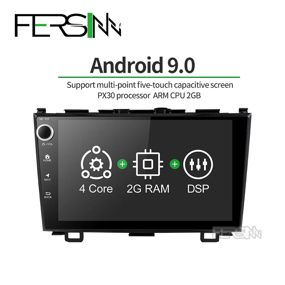 Fersinny PX30 android 9,0 автомобильный dvd gps плеер для Honda CRV 2006-2011 с автомобильным Радио Видео плеером gps Навигация стерео