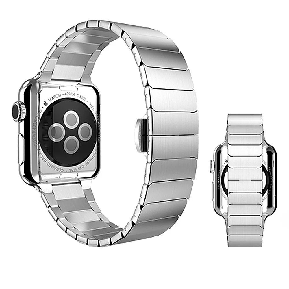 38/40/42/44 мм Бабочка туфли с ремешком и пряжкой для наручных часов iWatch, 4/5 ремешок для часов аксессуары для наручных часов Apple Watch, версии 5 4 3 2 1 стальной ремешок для часов
