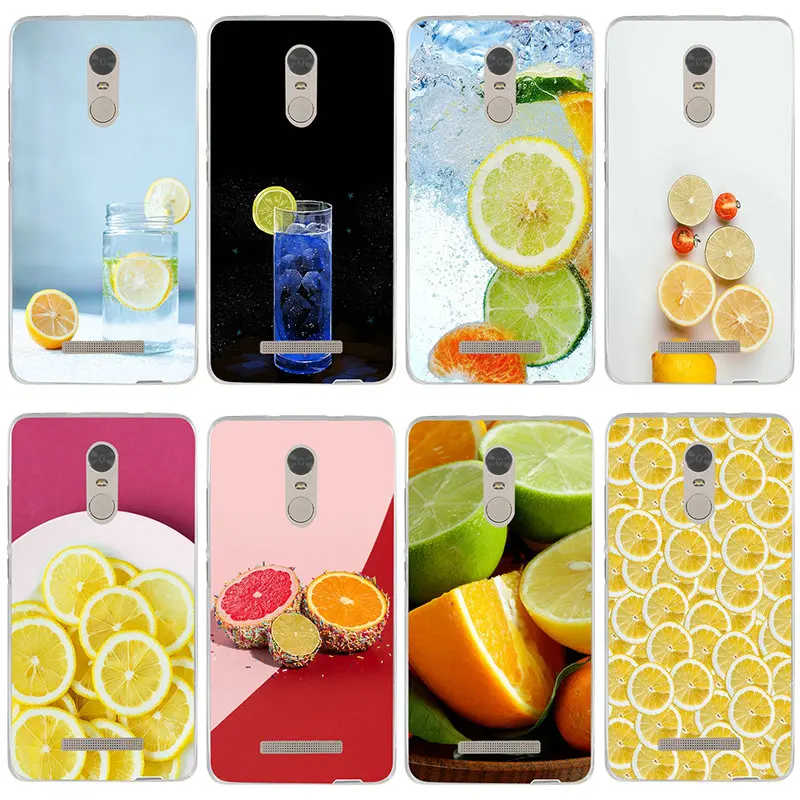 Pink Lemon Fruit Design Soft TPU Silicone Phone Cases for Xiaomi Mi Max Note 2 3 4 4C 4i 5X 6X 8 9 SE A2 9T CC9 Pro Shell | Мобильные