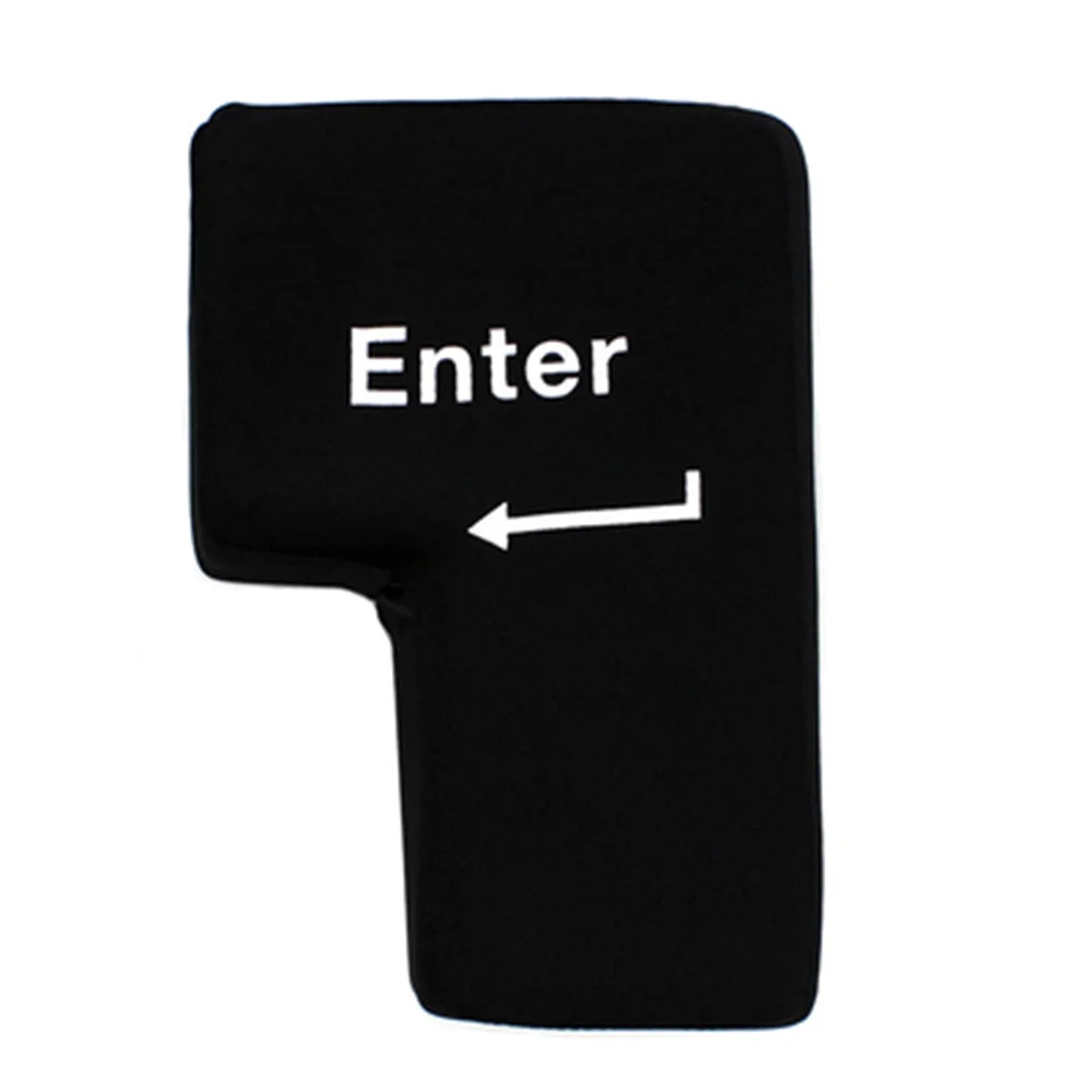 

USB Enter Key Vent Pillow Soft Computer Button Return Key Offices Decompression Pillow Stress Relief Toy Wholesale