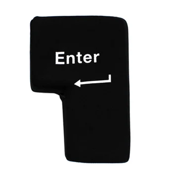 

USB Enter Key Vent Pillow Soft Computer Button Return Key Offices Decompression Pillow Stress Relief Toy Wholesale