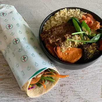 

Biodegradable Eco-Friend Wax Coated Wrapping Paper with Custom Design for Sandwich