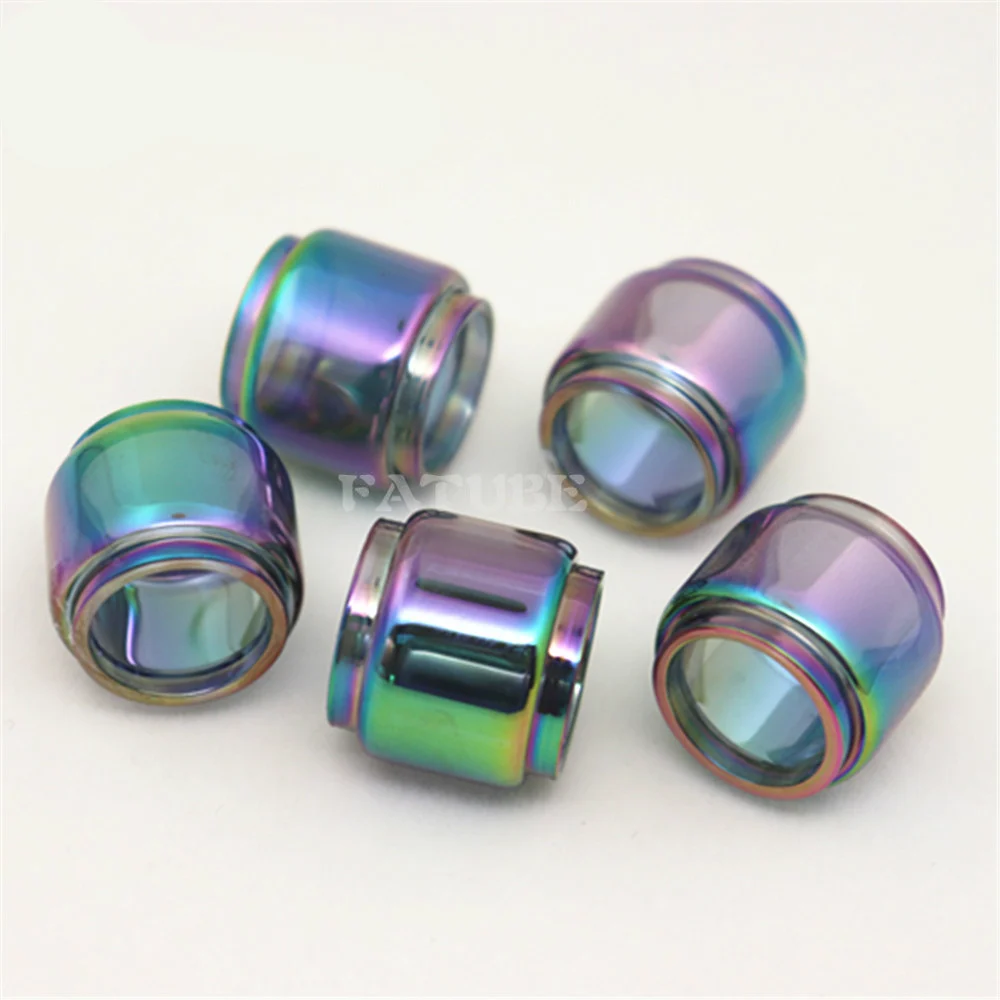 5 шт. цветная Радужная стеклянная трубка для TFV12 prince cobra Stick Prince E X T-prive kit TF-RTA G4 Sub Ohm