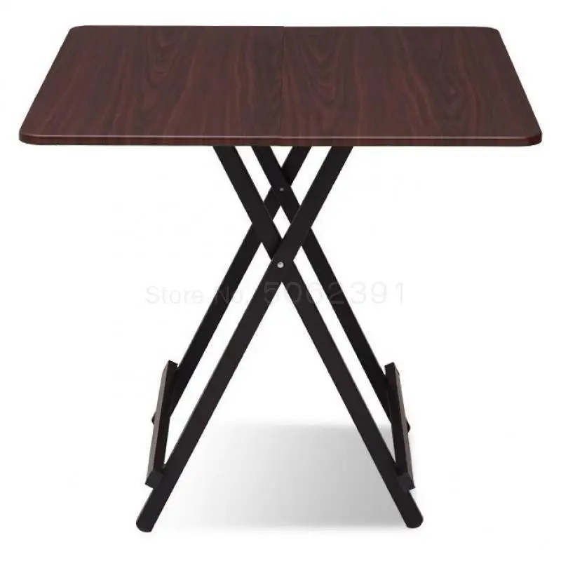Simple Foldable Small Dining Table Low Legs Wall-to-wall Household Round Rental Dormitory 4 People 2 Square Ta |