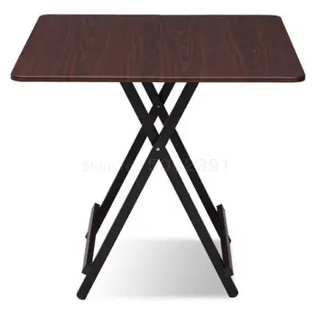 

Simple Foldable Small Dining Table, Low Legs, Wall-to-wall Household Round Table, Rental Dormitory, 4 People, 2 Square Dining Ta