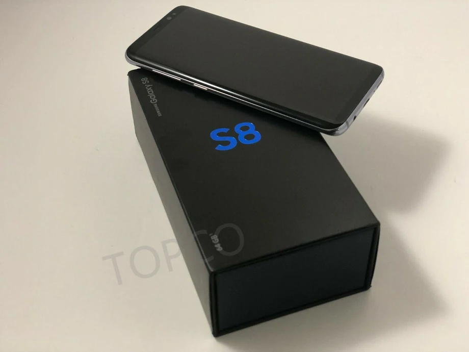 Samsung Galaxy S8 G950U/G950F 4G LTE Android мобильный телефон Восьмиядерный 5," 12 МП и 8 Мп ram 4 Гб rom NFC водонепроницаемый