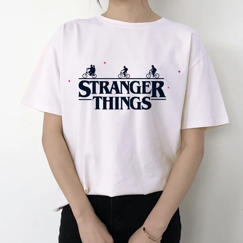2019 stranger things 3 t shirt women new tshirt Eleven gothic female clothing hip hop femme 2019 streetwear cartoon funny kawaii