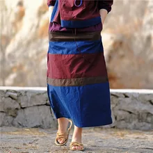 Очищенный хлопок; материал Разделение Объединенный хит Цвет талии канат для перетягивания облегающая юбка миди 190728