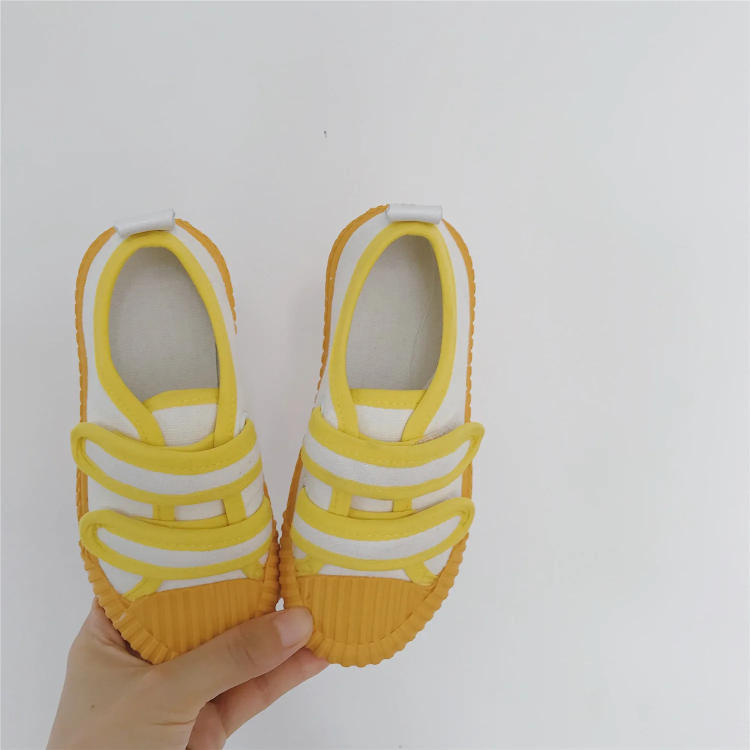 Корейская детская популярная Волшебная парусиновая обувь; нескользящая обувь для малышей; детская обувь всех цветов; обувь для девочек