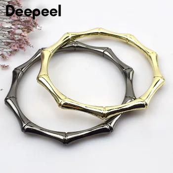 

Deepeel 2pcs=1pair 9cm Width Metal Bag Handle O Ring Metal Bag Strap Handle Luggage Hardware Accessories DIY Leather Craft