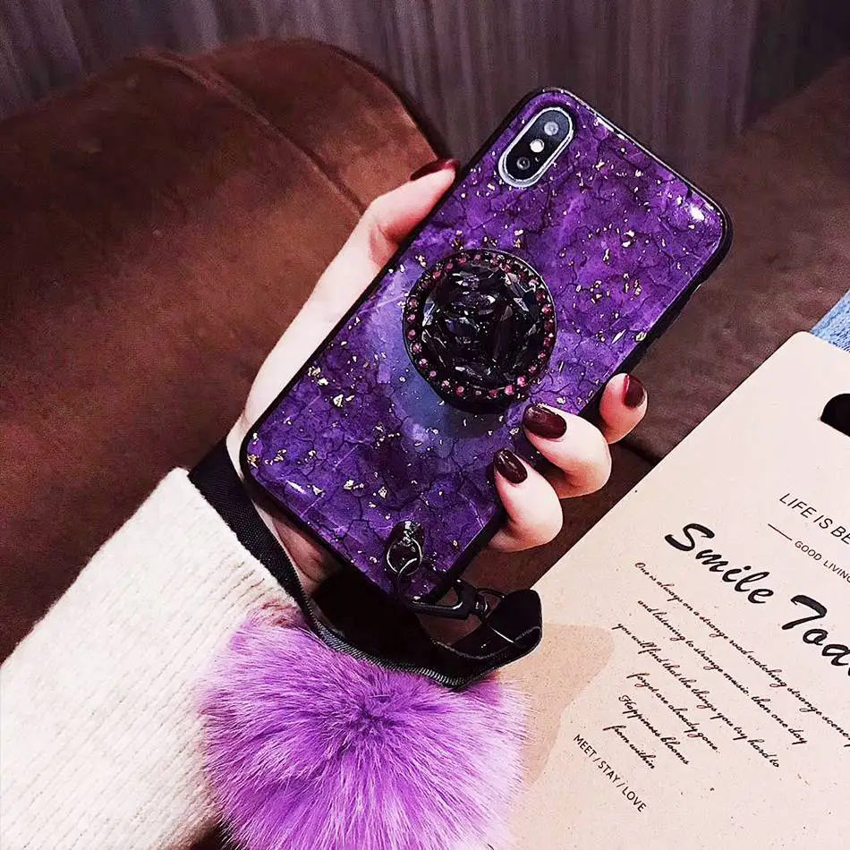 15C Роскошный блестящий чехол для Huawei Mate 20 Lite, чехол P20 Lite Pro, силиконовый мраморный чехол для Honor 8C 8X, чехол для Huawei Y9, чехол - Цвет: 15C