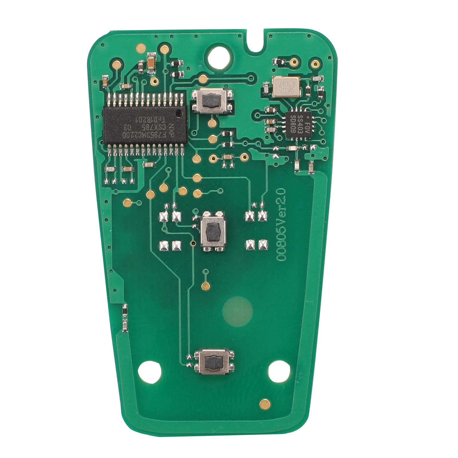 Kutery 3 кнопки дистанционный ключ цепь 433 МГц 4A чип для Citroen Peugeot 208 308 508 3008 C4 DS4 DS5