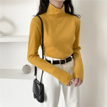 

Summer t-Shirts autumn Women Casual Loose Gray color long Sleeve pink Top Femmewhite color