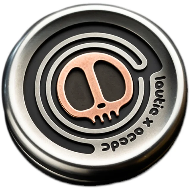 Stock ACEdc LAUTIE Co-branded Devil Milk Haptic Coin EDC Decompression Toy 6