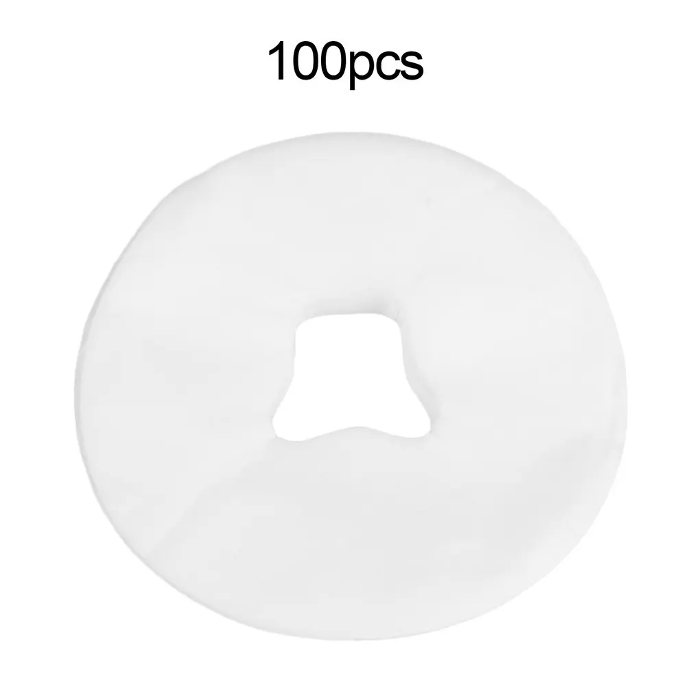 

100pcs Disposable Non-woven Fabric Headrest/Pillow Bed Face Covers Absorbent Medical Grade Silicone Beauty Braces & Supports