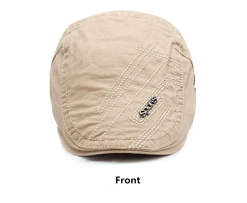 flat beret cap 2019 Summer Outdoor Sports Berets Caps For Men Women Casual Peaked Caps letter embroidery Sun Hats Casquette Cap Peaky Blinders wool beret for men