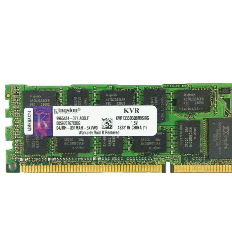  Kingston REG ECC Memory RAM DDR3 4GB 8GB 16GB 1333MHz 1600MHz 1866MHz 12800R 1.5v 240pin PC3-10600 
