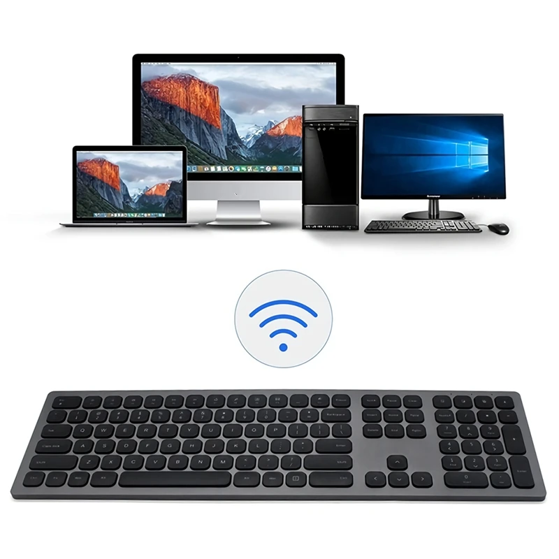 110 Keys Wireless Bluetooth Keyboard Mini Mechanical Gaming Type-C Rechargeable Keyboard For Tablet Laptop Phone Gamers Windows