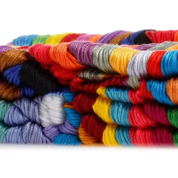 

Lot 100 Multi Colors Cross Stitch Cotton Embroidery Thread Floss Sewing Skeins P0RE