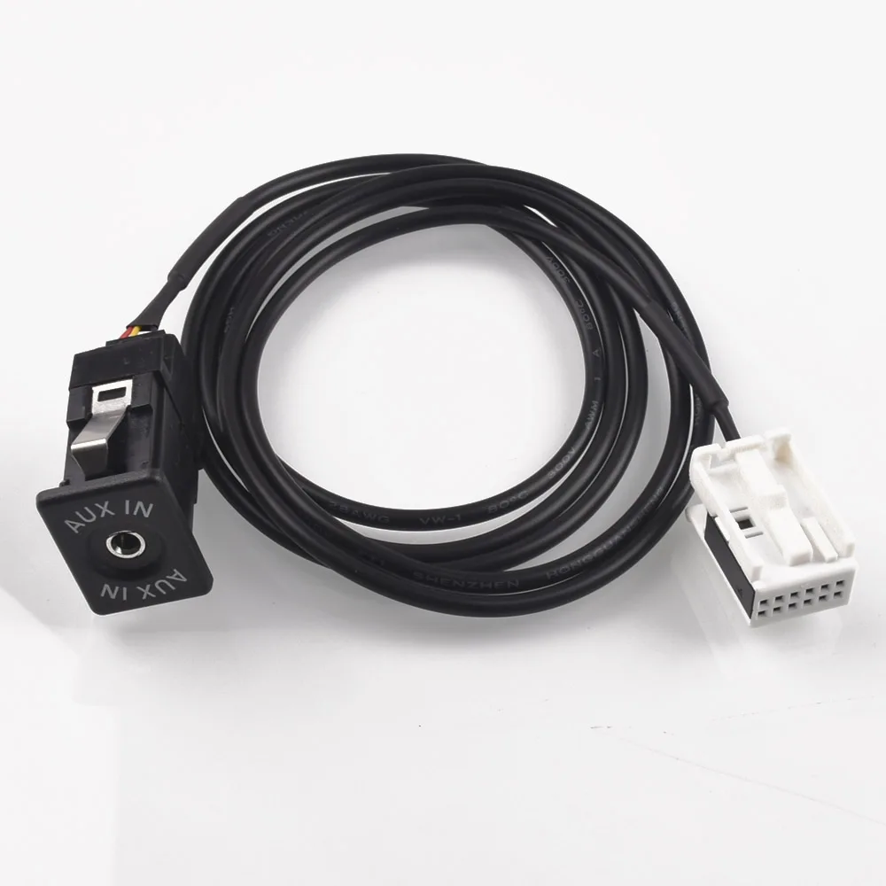 12PIN Aux аудио кабель гнездо интерфейсный адаптер для Peugeot 307 308 408 407 507 Citroen RD4 C2 C4