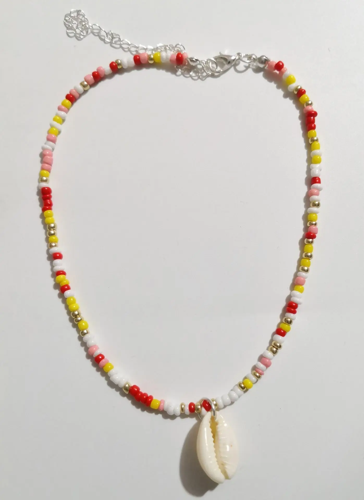 Простое Ожерелье из бисера, женское короткое ожерелье-чокер из бисера, ювелирные изделия, чокеры, ожерелье в подарок