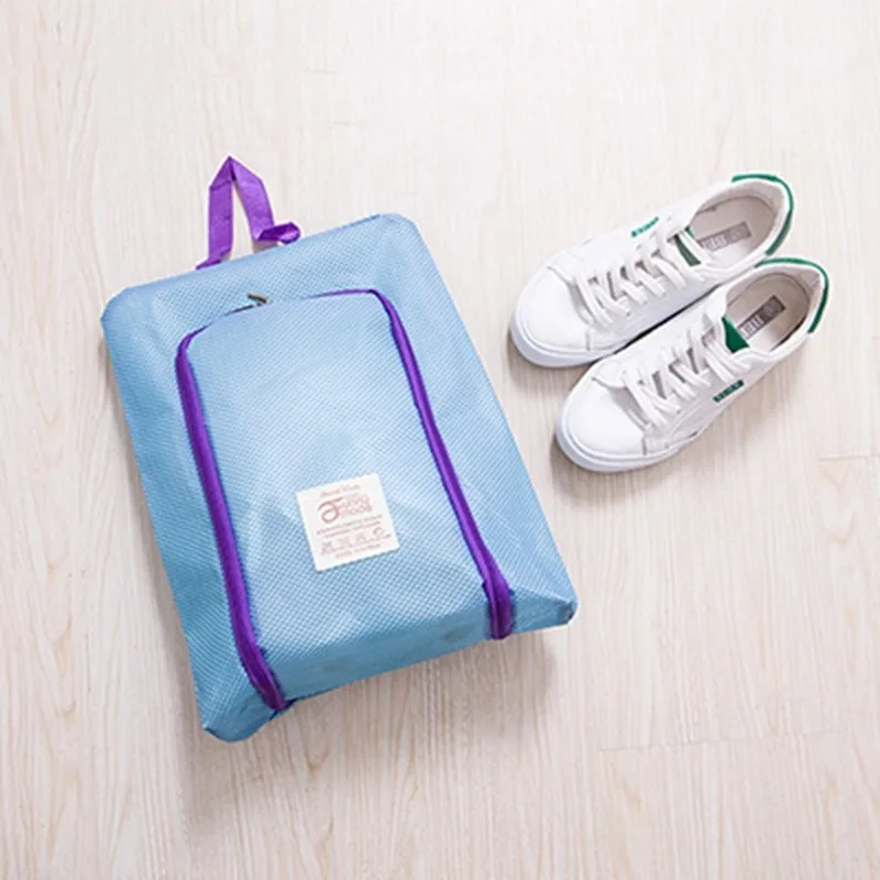 

Oxford cloth Shoe storage bag Luggage organizer hanging organizer Waterproof Dust Grid Packaging