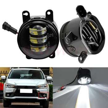 

2pcs LED Fog Light Lamp Front Bumper Light For Mitsubishi Outlander Sport & RVR 2007-2018 / ASX 2014 8321A467 Aluminum & plastic