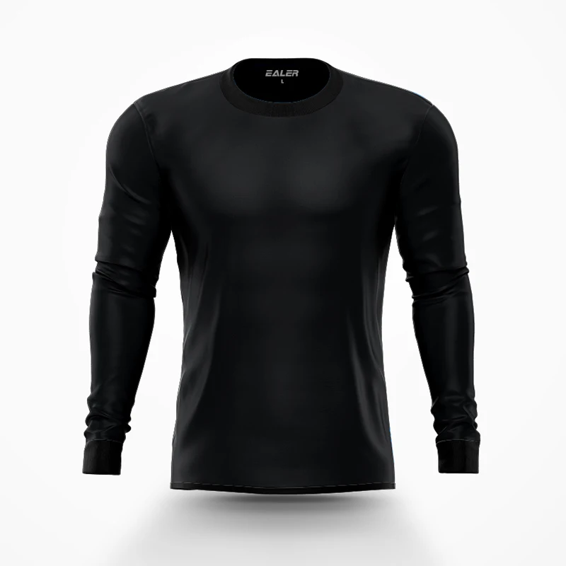Coldоткрытом воздухе дешевые мужские быстросохнущие рубашки с длинным рукавом Топ Колготки четыре цвета многоцветный - Цвет: Черный