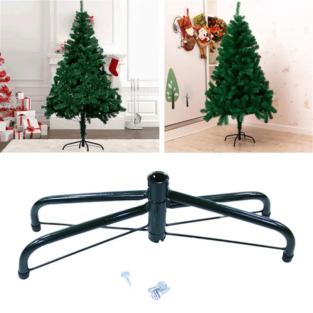 Diameter Accessories For Christmas Christmas Tree 30cm/40cm/60cm Multiple Size su-xuri Christmas Tree Stand Folding Metal Stand Christmas Tree Base 