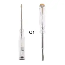 100-500 В Многофункциональный светодиодный Электрический тестер ручка-отвертка детектор напряжения Au22 19 Прямая поставка