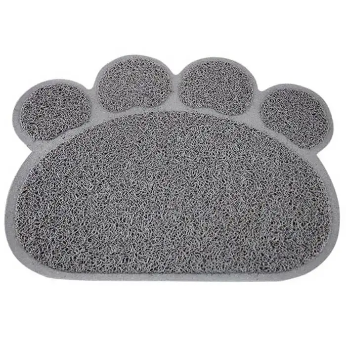 Cats Litter Trapping Mats Pads 30*40cm PVC Elastic Fiber Mats for Cats Litter Boxes TB Sale