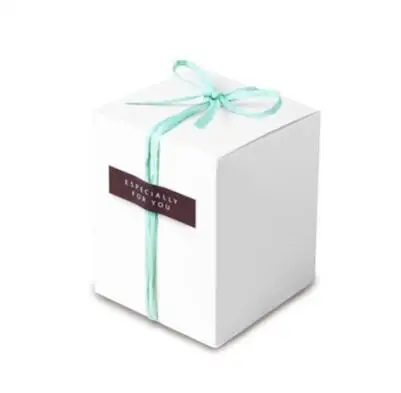 10 шт./лот, 10x10x10 см, упаковка для выпечки, коробка для печенья, коробка для торта, черный/белый/крафт, Подарочная коробка для дня рождения ребенка - Цвет: White
