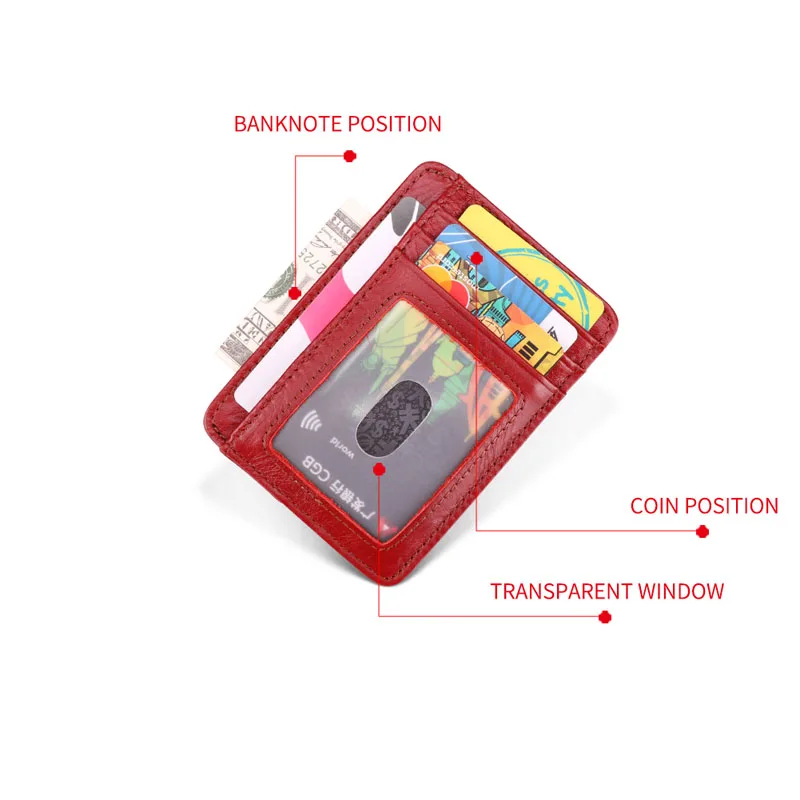 MRF58 crazy horse из воловьей кожи RFID мужской женский бумажник с отделениями для карт мини-держатель для карт с маленькое отделение для монет тонкие кошельки