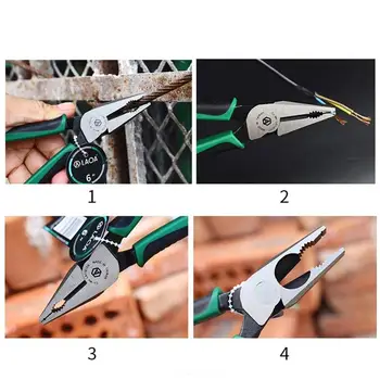 

LAOA CR-MO Combination Pliers Long Nose Plier Fishing Pliers Wire Cutter Stripping American Type Tools For Electrician