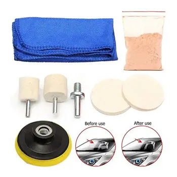 

Universal Car Glass Polishing Kit Windscreen Scratch Repair Auto Restore Tool