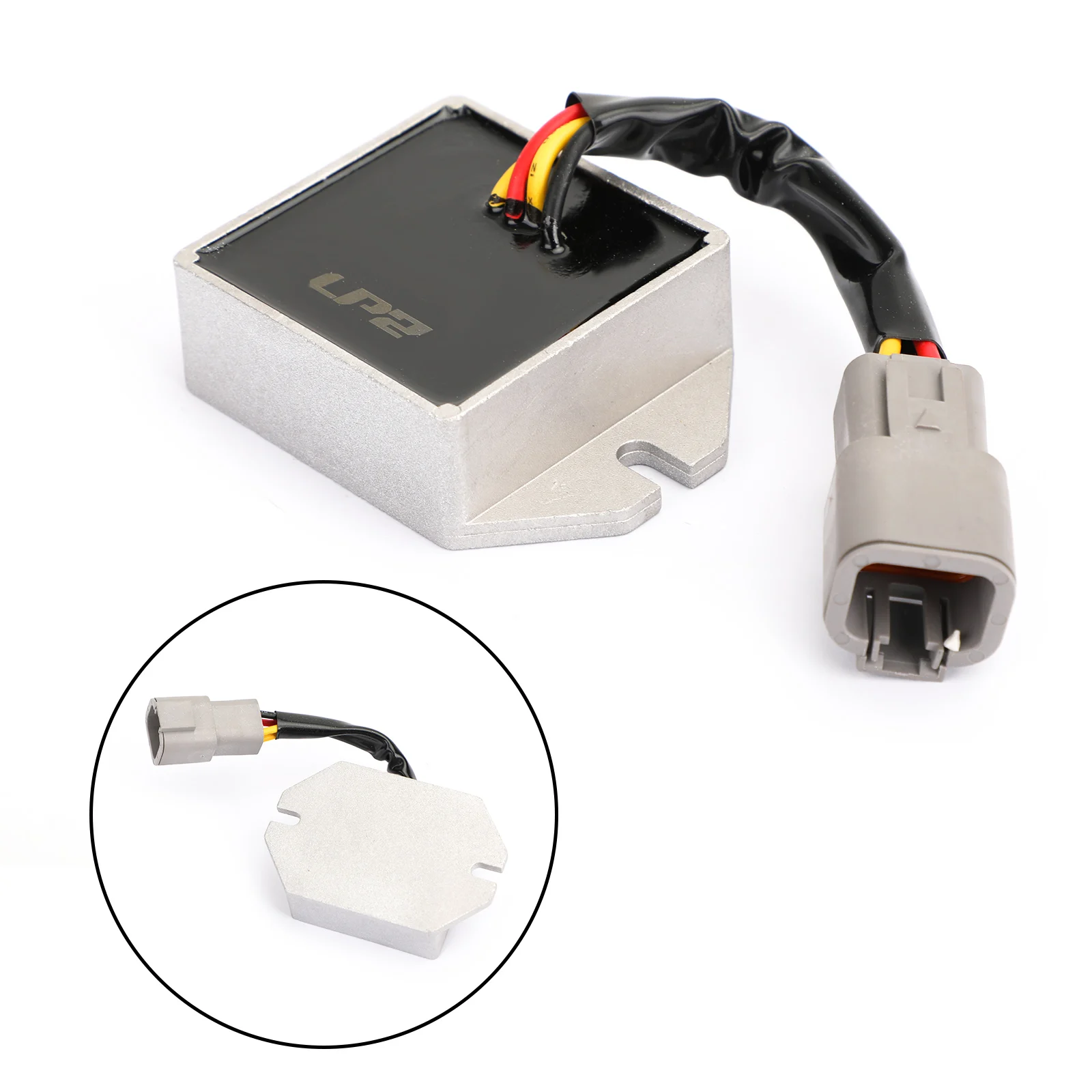 Topteng SnowMobiles Voltage Regulator Rectifier For SkiDoo BOMBARDIER MXZ 380F-Freestyle 300F Replace 515176189 snowmobile regulator rectifier