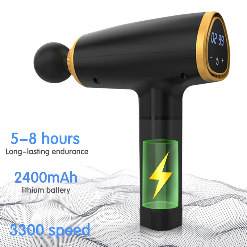 Electric Massage Gun Percussion Massager Muscle Vibrating Deep Relaxation Pain Relief Exercising fittness equipment Fascia | Красота и