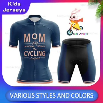 

Kid Summer Short Sleeves Cycling Jersey Set 2020 new Girls Bike Clothing MTB Ropa Ciclismo Children Cycling Clothing Sports Suit