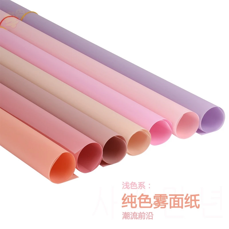 20pcs Soft Light Paper Flower Floral Wrapping Paper Bouquet Dry Flower Wrapping Paper Thick Waterproof Gift Packing Decoration