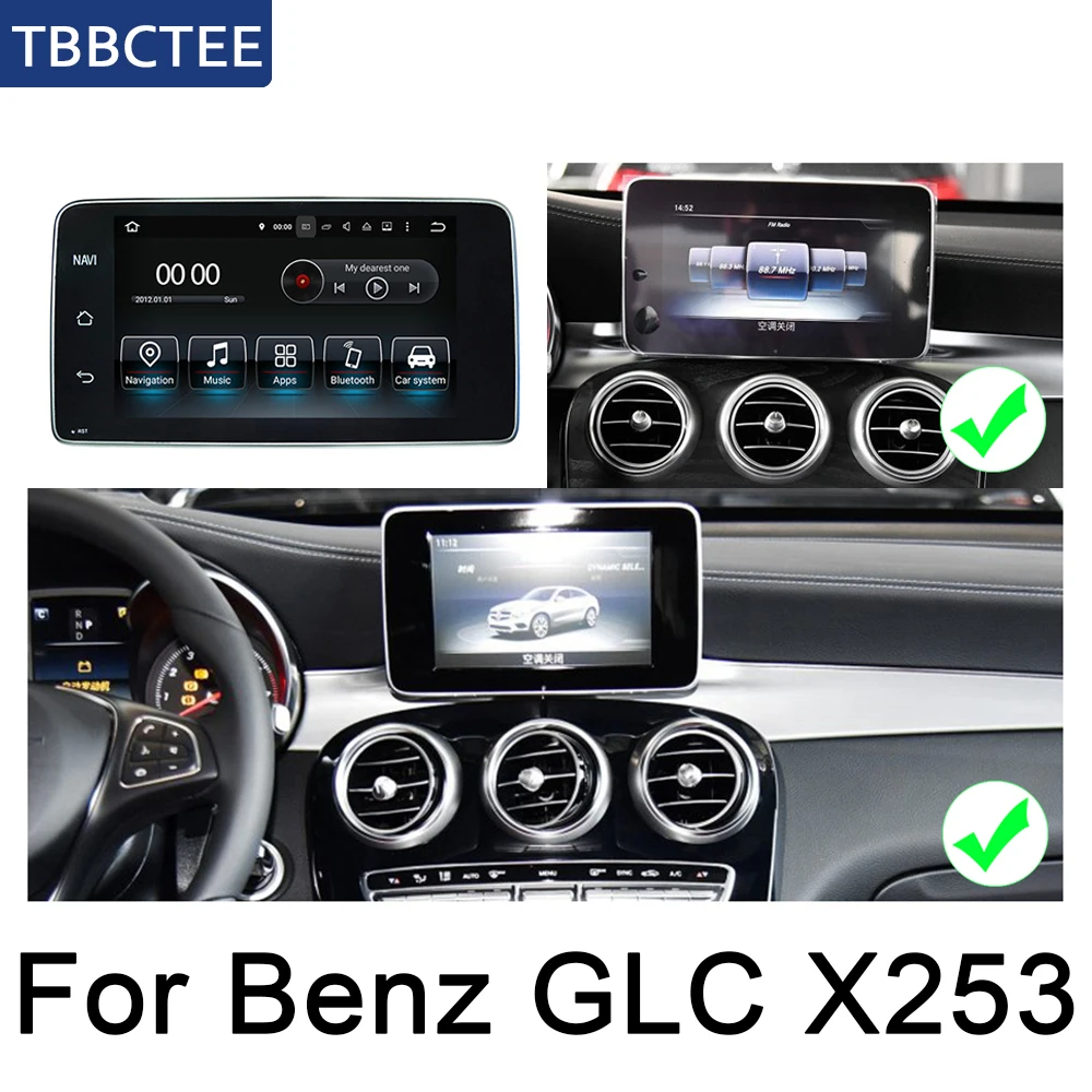 Для Mercedes Benz класса GLC X253~ NTG Android автомобильный Радио GPS; Мультимедийный проигрыватель навигации HD экран WiFi карта системы
