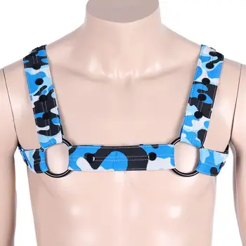 

Elastic Body Harness Men Belts Crop Top Bondage Chest Sexy Lingerie Punk Goth Plus Size Strappy Goth Punk Dance Cosplay Rave