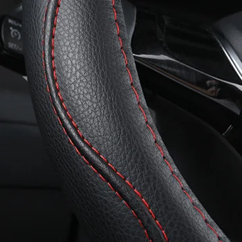 

Interior Steering Wheel Cover Faux Leather Accessories 1pc Car Auto Comfortable