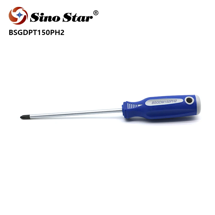 Snap on/ Blue Point BSGDPT150PH2 phillips screwdriver for cross point plastic handle with through tang 2* 150mm