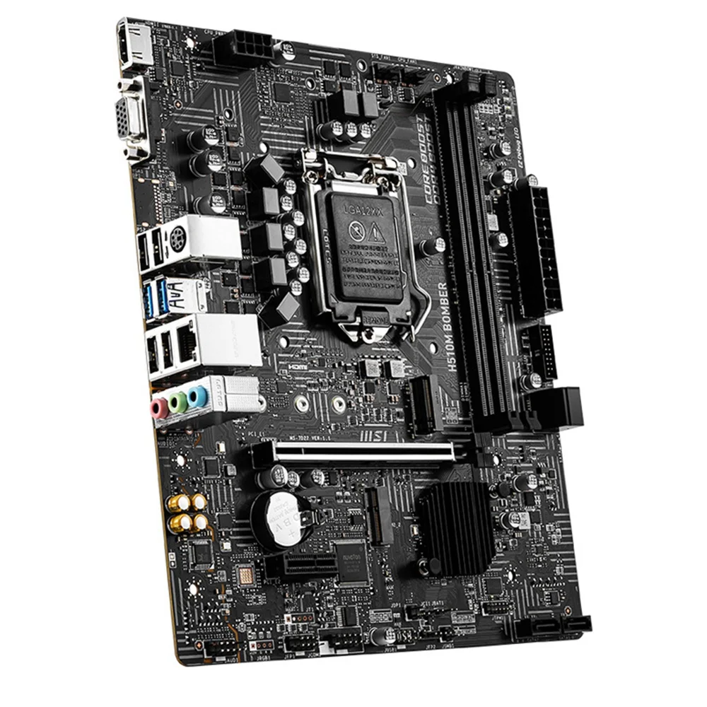 H510M Motherboard LGA1200 Motherboard Supports DDR4 3200MHz DIMM RAM Desktop Computer Motherboard good motherboard for pc